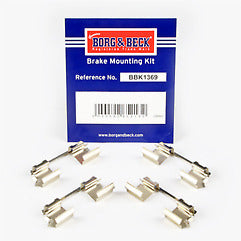 Borg & Beck - FITTING KIT - PADS - BBK1369 - Fits: Mercedes E Class (S,W211) 03-