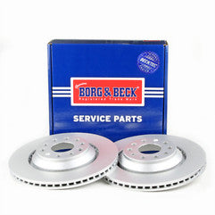 Borg & Beck - BRAKE DISC PAIR - BBD4551 - Fits: Audi A3 Sportback 3.2i 05-07
