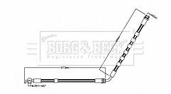 Borg & Beck - BRAKE HOSE - BBH8852 - Fits: Ranger TKE 2011-