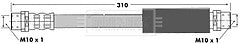Borg & Beck - BRAKE HOSE - BBH6628 - Fits: Audi 80,90,Coupe,Cabriolet