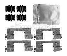 Borg & Beck - FITTING KIT - PADS - BBK1577 - Fits: "MB Citan(415)15"",16""HH1 11/12-"