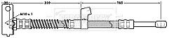 Borg & Beck - BRAKE HOSE - BBH7034 - Fits: Hyun Getz 1.1,1.3,1.4,1.5,1.6