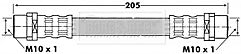 Borg & Beck - BRAKE HOSE - BBH6634 - Fits: VAG A4,A8,Superb,Passat