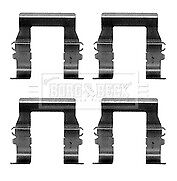 Borg & Beck - FITTING KIT - PADS - BBK1095 - Fits: Mitsubishi Outlander II 06-12