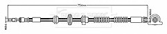 Borg & Beck - BRAKE HOSE - BBH8895 - Fits: 5/6 Series F06,F10,F12,F13 2009-
