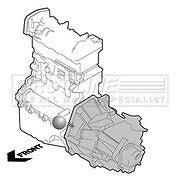 First Line - ENGINE MOUNTING - FEM3362 - Fits: Vauxhall Astra IV,Zafira 98-