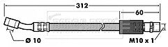 Borg & Beck - BRAKE HOSE - BBH6747 - Fits: GM Combo,Corsa,Tigra