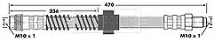 Borg & Beck - BRAKE HOSE - BBH6639 - Fits: PSA Berlingo, Partner 96-09