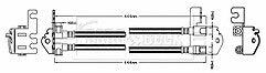 Borg & Beck - BRAKE HOSE - BBH8763 - Fits: Transit Box,Bus (2006>2014)