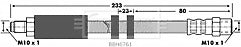 Borg & Beck - BRAKE HOSE - BBH6761 - Fits: Audi 100,200,A6,V8