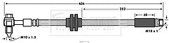 Borg & Beck - BRAKE HOSE - BBH7734 - Fits: Chevi Cruze,GM Ampera,Astra J