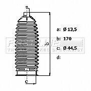 First Line - STEERING GAITER KIT - FSG3479 - Fits: Suzuki Swift