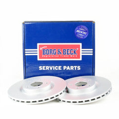 Borg & Beck - BRAKE DISC PAIR - BBD4092 - Fits: Alfa GTV mkII, Spider 16v 95-