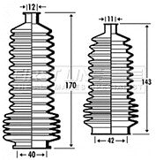 First Line - STEERING GAITER KIT - FSG3359 - Fits: Renault Clio II