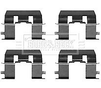 Borg & Beck - FITTING KIT - PADS - BBK1533 - Fits: Honda FR-V, Stream 01-
