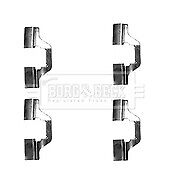 Borg & Beck - FITTING KIT - PADS - BBK1255 - Fits: Renault Clio, Megane 03-