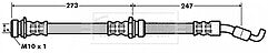 Borg & Beck - BRAKE HOSE - BBH7077 - Fits: Mazda 323,626,MX-6,Premacy