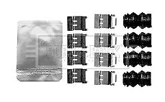 Borg & Beck - FITTING KIT - PADS - BBK1578 - Fits: Toyota Auris (E18) 10/12-