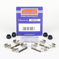 Borg & Beck - FITTING KIT - PADS - BBK1503 - Fits: Toyota Hi-Lux 2.5 D-4D 05-