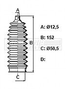 First Line - STEERING GAITER KIT - FSG3443 - Fits: Suzuki Swift