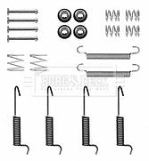 Borg & Beck - FITTING KIT - SHOES - BBK6347 - Fits: Kia Sedona 06/06-