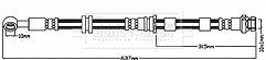 Borg & Beck - BRAKE HOSE - BBH8040 - Fits: Mitsub. Outlander 04/10-