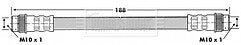 Borg & Beck - BRAKE HOSE - BBH6838 - Fits: Ren Clio II,Twingo,Wind