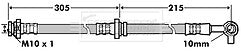 Borg & Beck - BRAKE HOSE - BBH7159 - Fits: Nissan X-Trail 01-