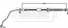 Borg & Beck - BRAKE HOSE - BBH8559 - Fits: VW Touareg 04/10-