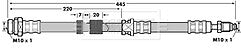 Borg & Beck - BRAKE HOSE - BBH7079 - Fits: Mazda 3(BK,BL)5(CR19,CW)
