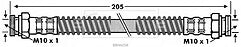Borg & Beck - BRAKE HOSE - BBH6058 - Fits: Citroen C15, Peugeot 305 78-