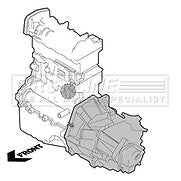 First Line - ENGINE MOUNTING - FEM4302 - Fits: VAG A3, Golf V/VI Jetta 07-