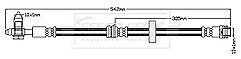Borg & Beck - BRAKE HOSE - BBH6722 - Fits: Audi A2 (8Z0)