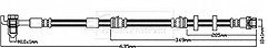 Borg & Beck - BRAKE HOSE - BBH8611 - Fits: FORD Focus II 2.5 RS 09-11