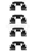 Borg & Beck - FITTING KIT - PADS - BBK1298 - Fits: L'Rover Freelander 00-06