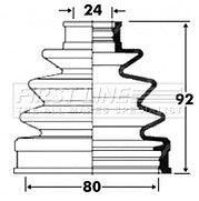 First Line - CV JOINT BOOT KIT - FCB2837 - Fits: Lexus RX300