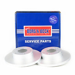 Borg & Beck - BRAKE DISC PAIR - BBD5093 - Fits: Cit Relay/Fiat Ducato/Boxer
