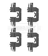 Borg & Beck - FITTING KIT - PADS - BBK1541 - Fits: Mazda MX-5 Mk III 08/05-02/08