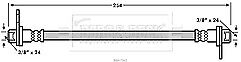 Borg & Beck - BRAKE HOSE - BBH7565 - Fits: Dodge Caliber,Jeep Compass