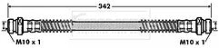 Borg & Beck - BRAKE HOSE - BBH7005 - Fits: Hyundai Atos,Atos Prime