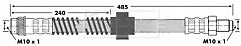 Borg & Beck - BRAKE HOSE - BBH6769 - Fits: PSA,Xsara,Expert,Partner