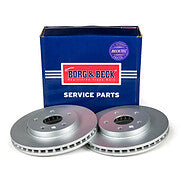 Borg & Beck - BRAKE DISC PAIR - BBD4641 - Fits: "GM Insignia 16"" Wheels 07/08-"