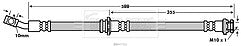 Borg & Beck - BRAKE HOSE - BBH7701 - Fits: Nissan Cube (Z12),Tiida (C11)