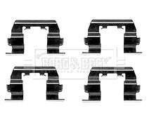 Borg & Beck - FITTING KIT - PADS - BBK1535 - Fits: Hyundai Getz 10/02-
