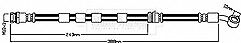 Borg & Beck - BRAKE HOSE - BBH8527 - Fits: MAZDA 2 11/14-