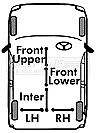 First Line - BRAKE CABLE- RH REAR - FKB1600 - Fits: GM Bedford Brava 88-94