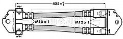 Borg & Beck - BRAKE HOSE - BBH6999 - Fits: Ford Transit c/cab 00-