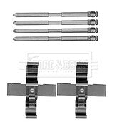 Borg & Beck - FITTING KIT - PADS - BBK1501 - Fits: VW Touareg 10/02-