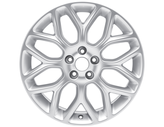 Genuine Alloy Wheel 18" 8 Spoke Y-Design, sterling silver - 2237365