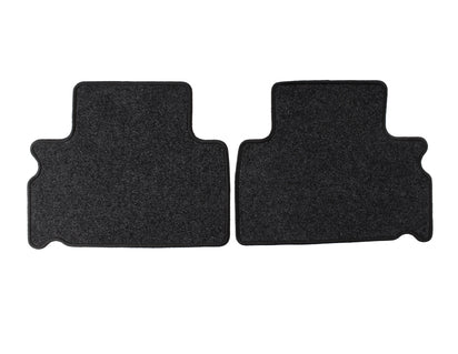 Genuine Carpet Floor Mats rear, black, for second seat row - 1383099